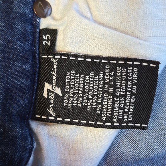 7 For All Mankind Skinny Ankle Jeans - Picture 6 of 12